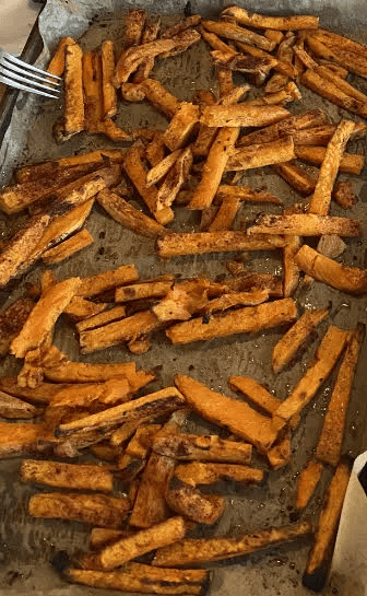 Cinnamon Roasted Sweet Potato Fries